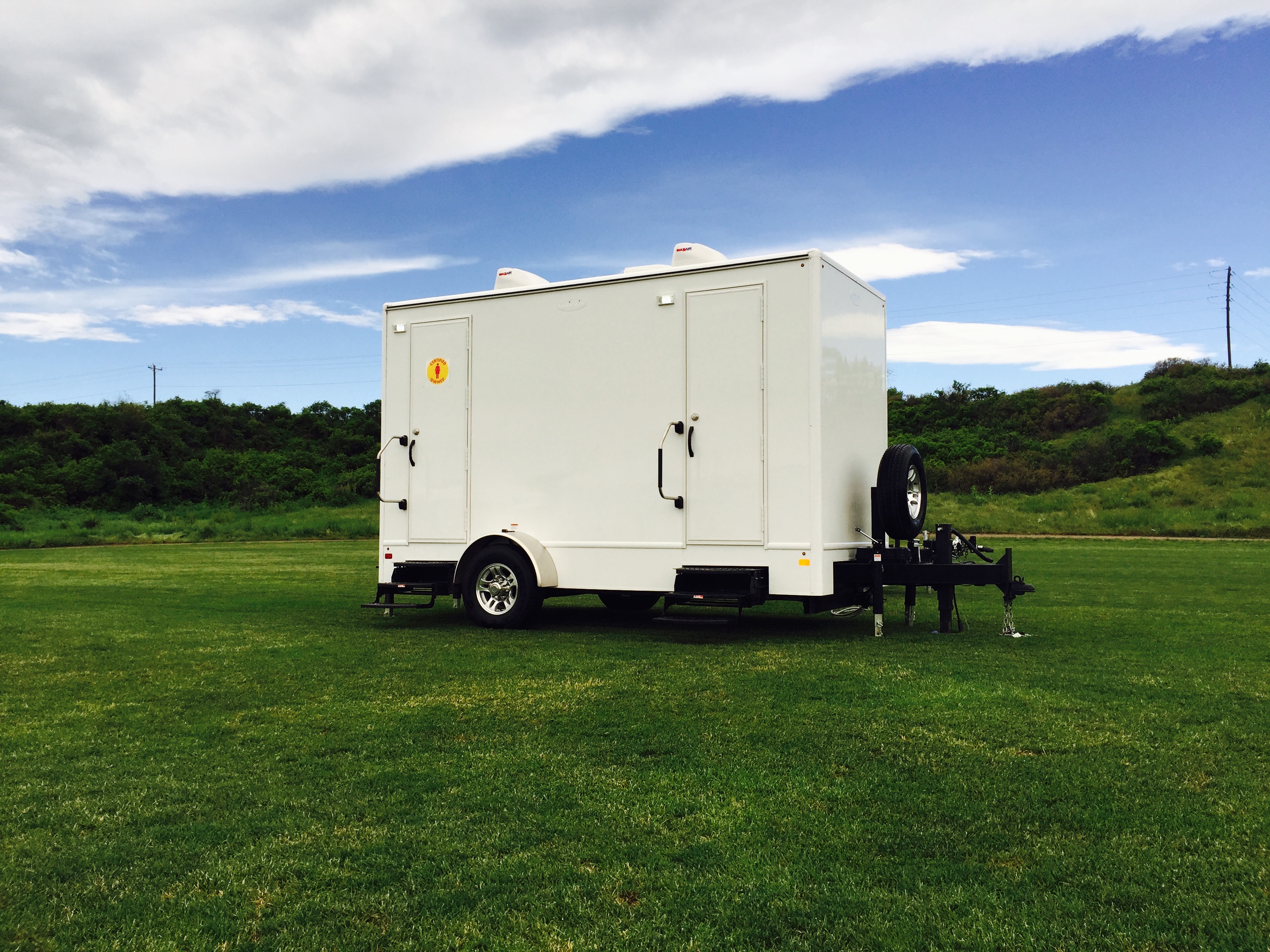 Portable Restroom Trailers In ColoradoColumbia Sanitary